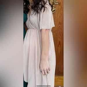 Champagne dress worn once for a wedding, good condition